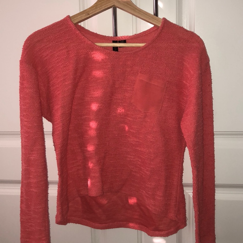 Salmon colored sweater